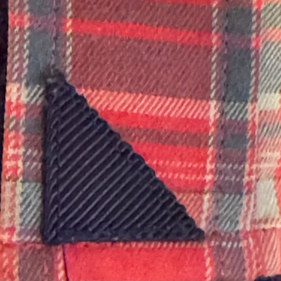 Mens, UNTUCKit Red Plaid Shirt.  Size L - Picture 5 of 6